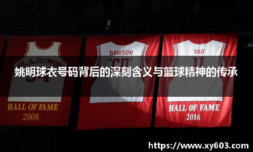 姚明球衣号码背后的深刻含义与篮球精神的传承